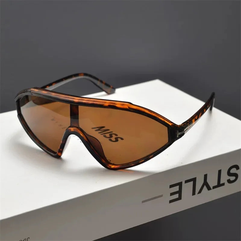 Anna-Berg | Black Angled Acetate Sunglasses