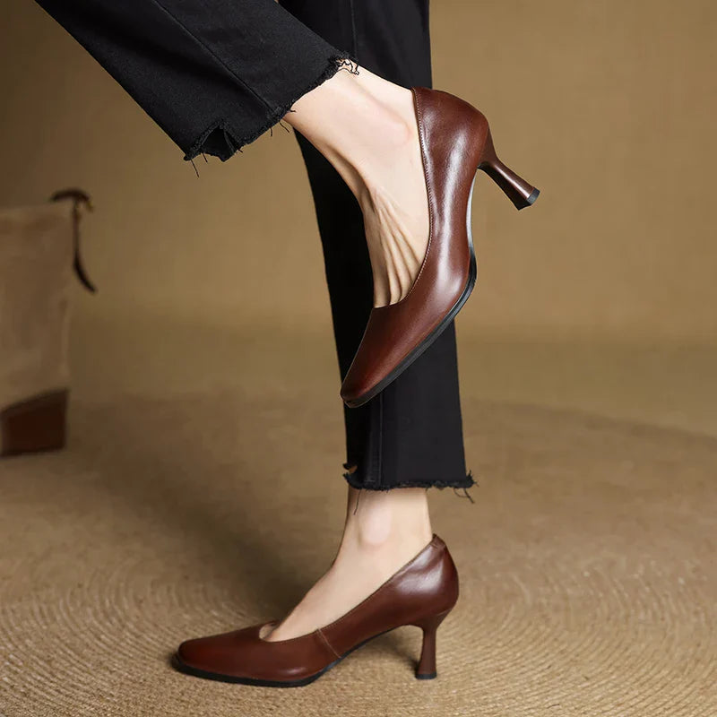Anna-Berg | Genuine Leather Heels