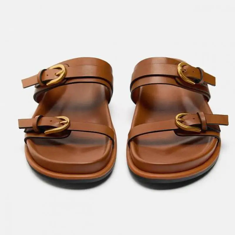 Anna-Berg | Leather Slides