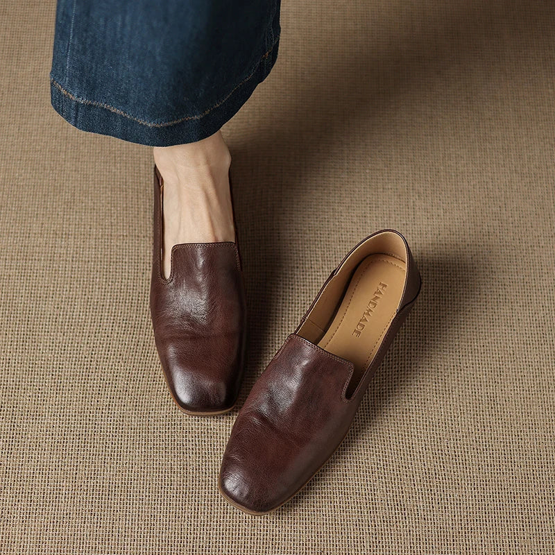 Anna-Berg | Black Leather Loafers
