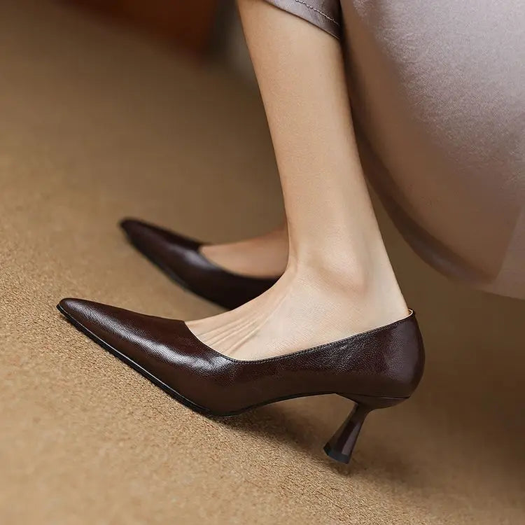 Anna-Berg | Genuine Leather Heels