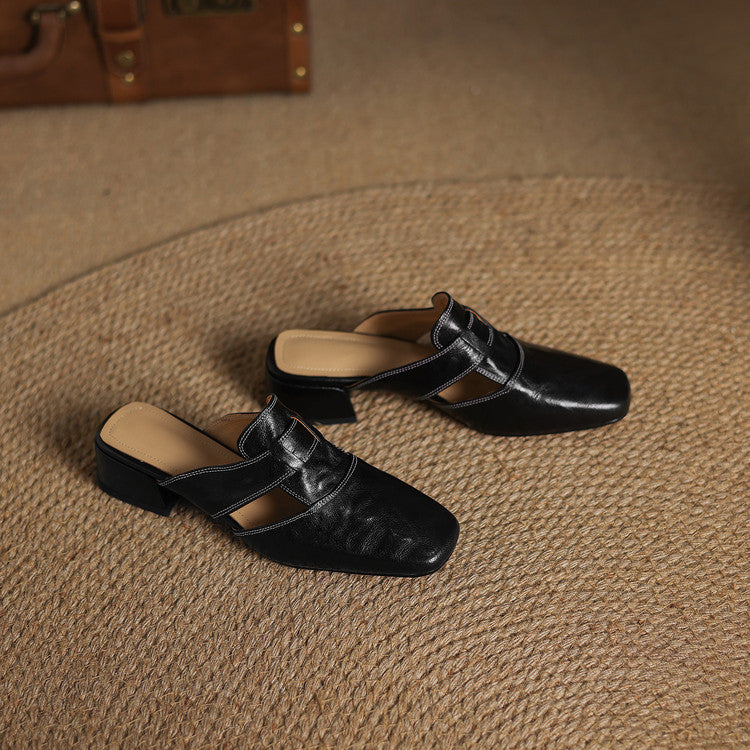 Anna-Berg | Genuine Leather Mules