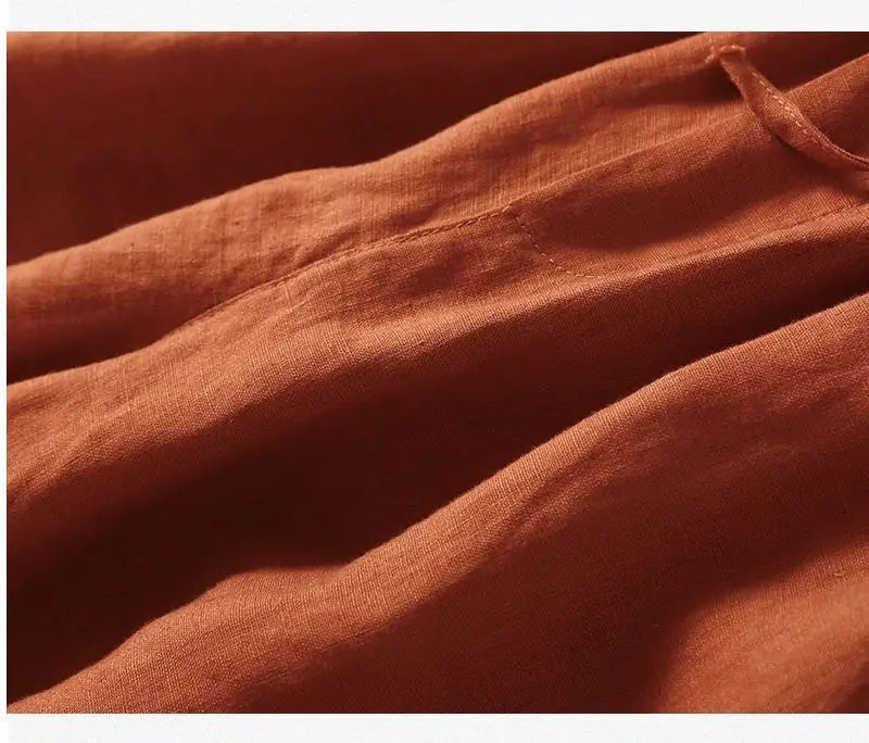 Anna-Berg | Embroidered Linen Shorts