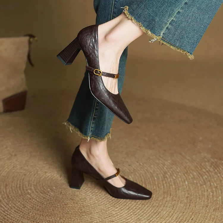 Anna-Berg | Genuine Leather Heels