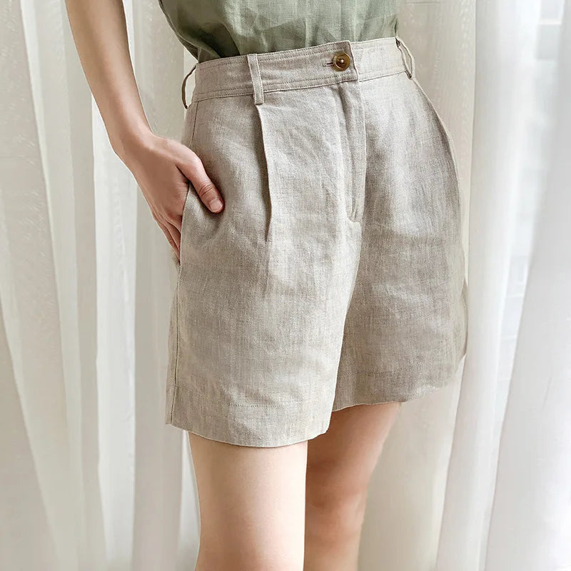Anna-Berg | Tailored Linen Shorts