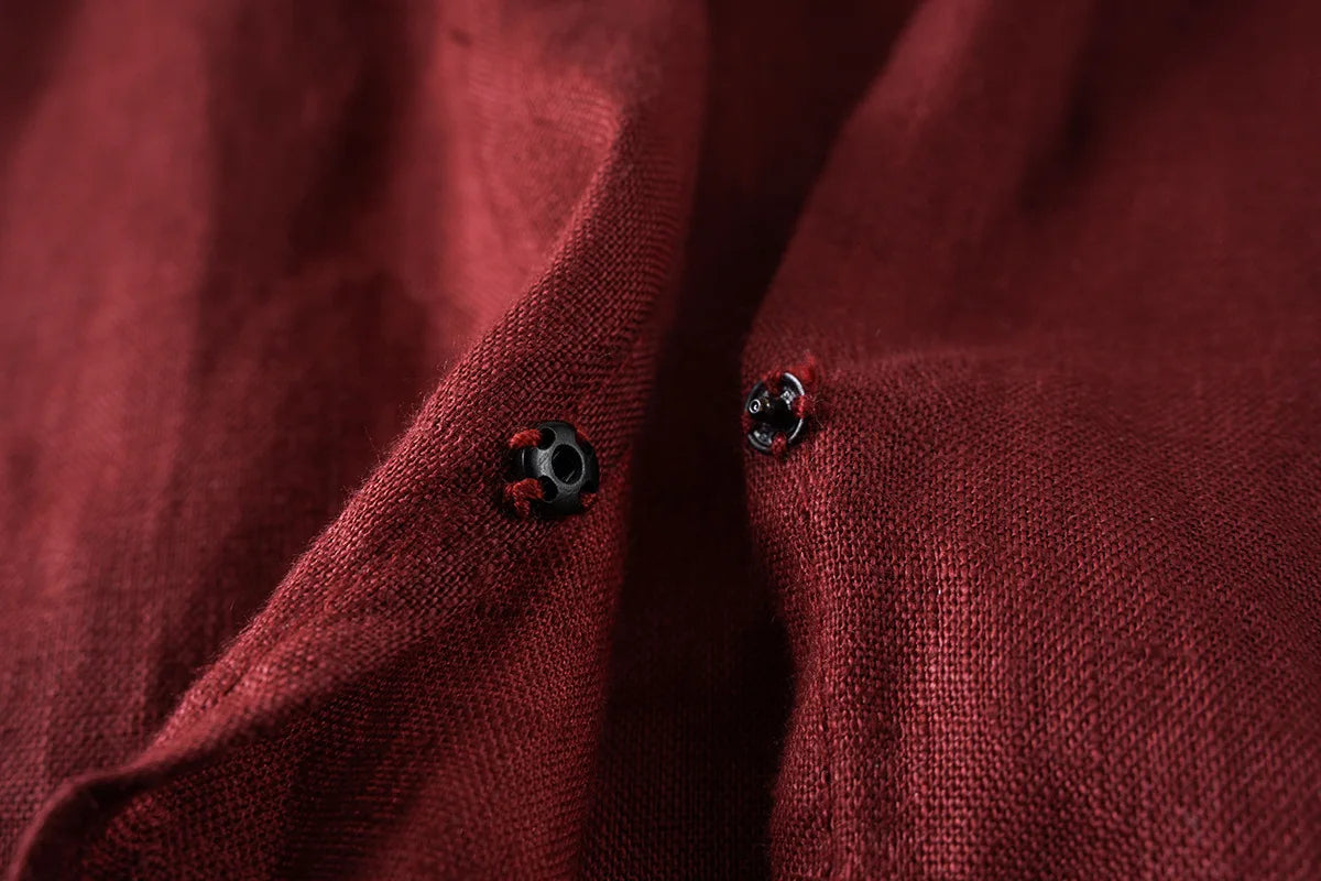 Anna-Berg | Natural Draped Linen Vest