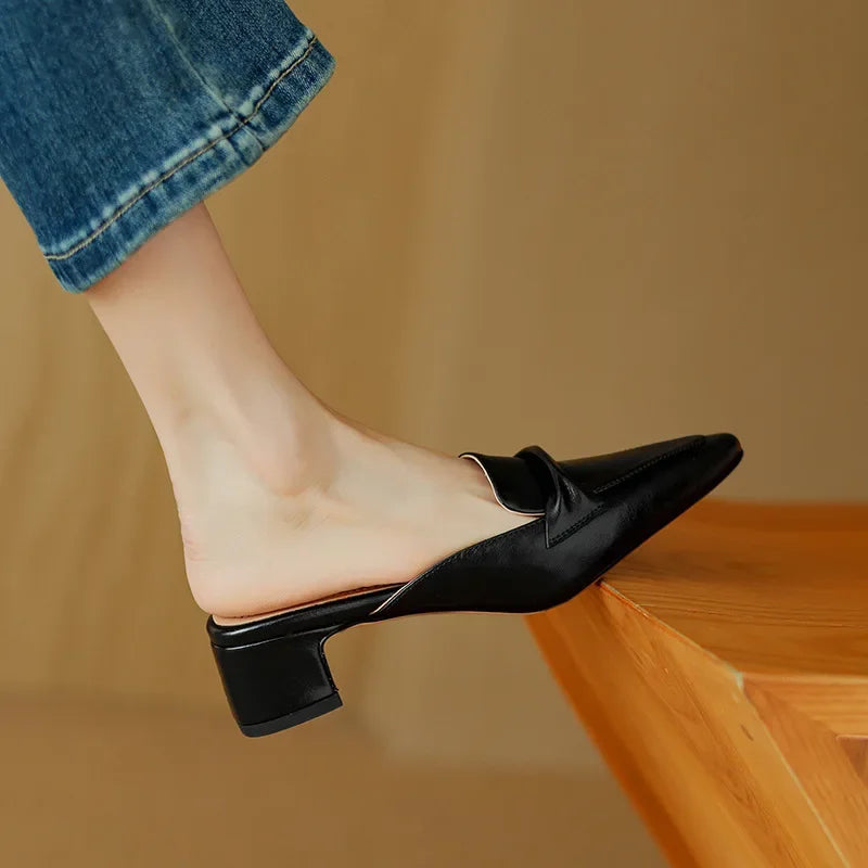 Anna-Berg | Genuine Leather Mules