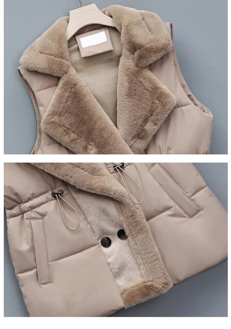 Anna-Berg | Winter Vest, Plush Material