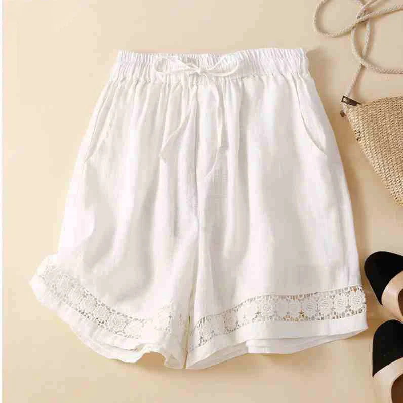 Anna-Berg | Embroidered Linen Shorts