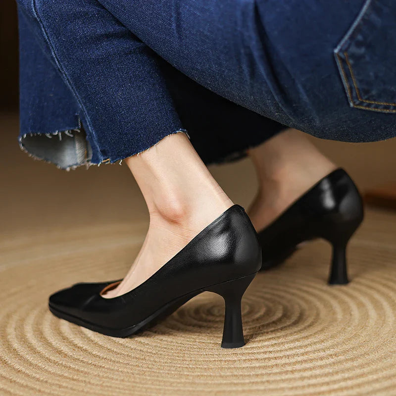 Anna-Berg | Genuine Leather Heels