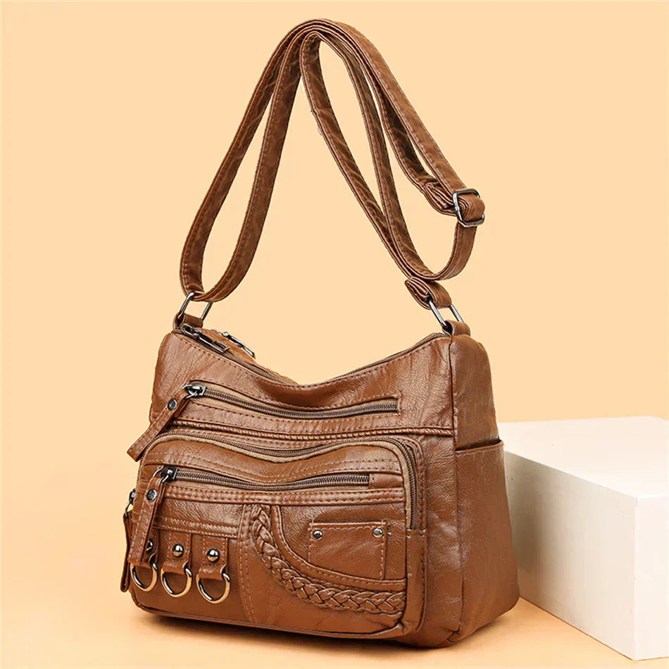 Anna-Berg | Multi-Layer Crossbody Bag