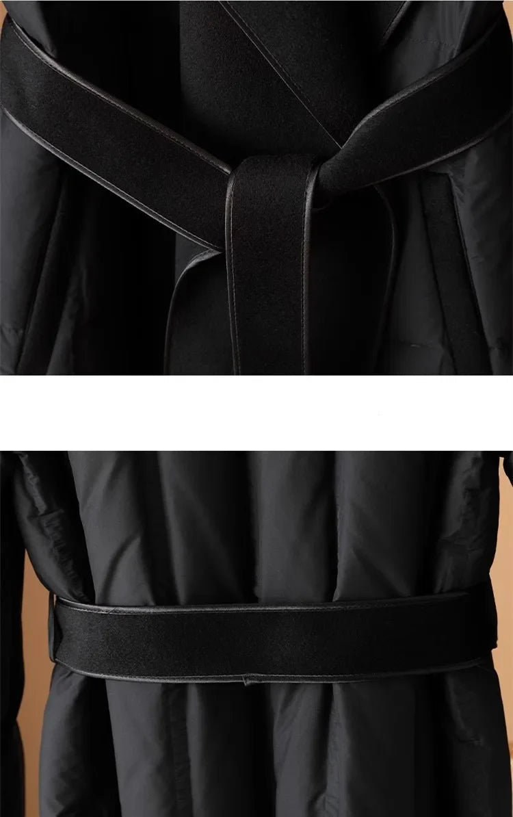 Anna-Berg | Down Coat, Wool Collar