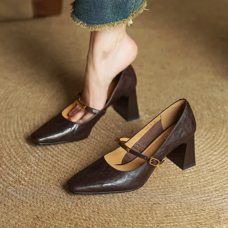 Anna-Berg | Genuine Leather Heels
