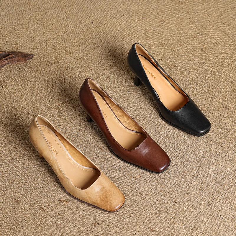 Anna-Berg | Genuine Leather Heels