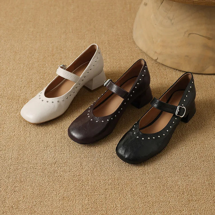 Anna-Berg | Genuine Leather Heels