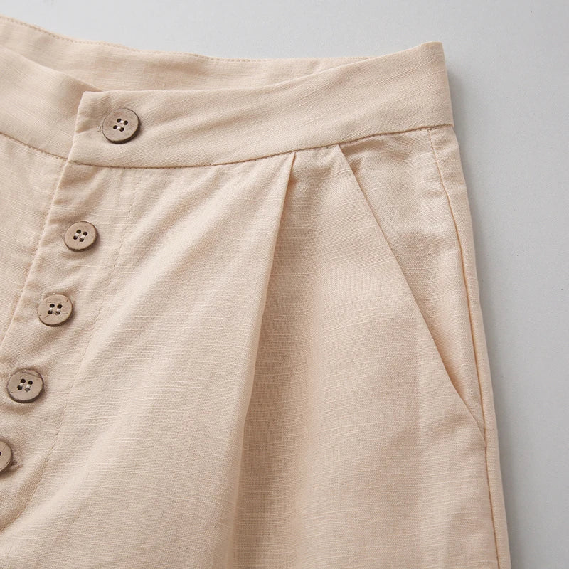 Anna-Berg | Wide-Leg Cotton Pant