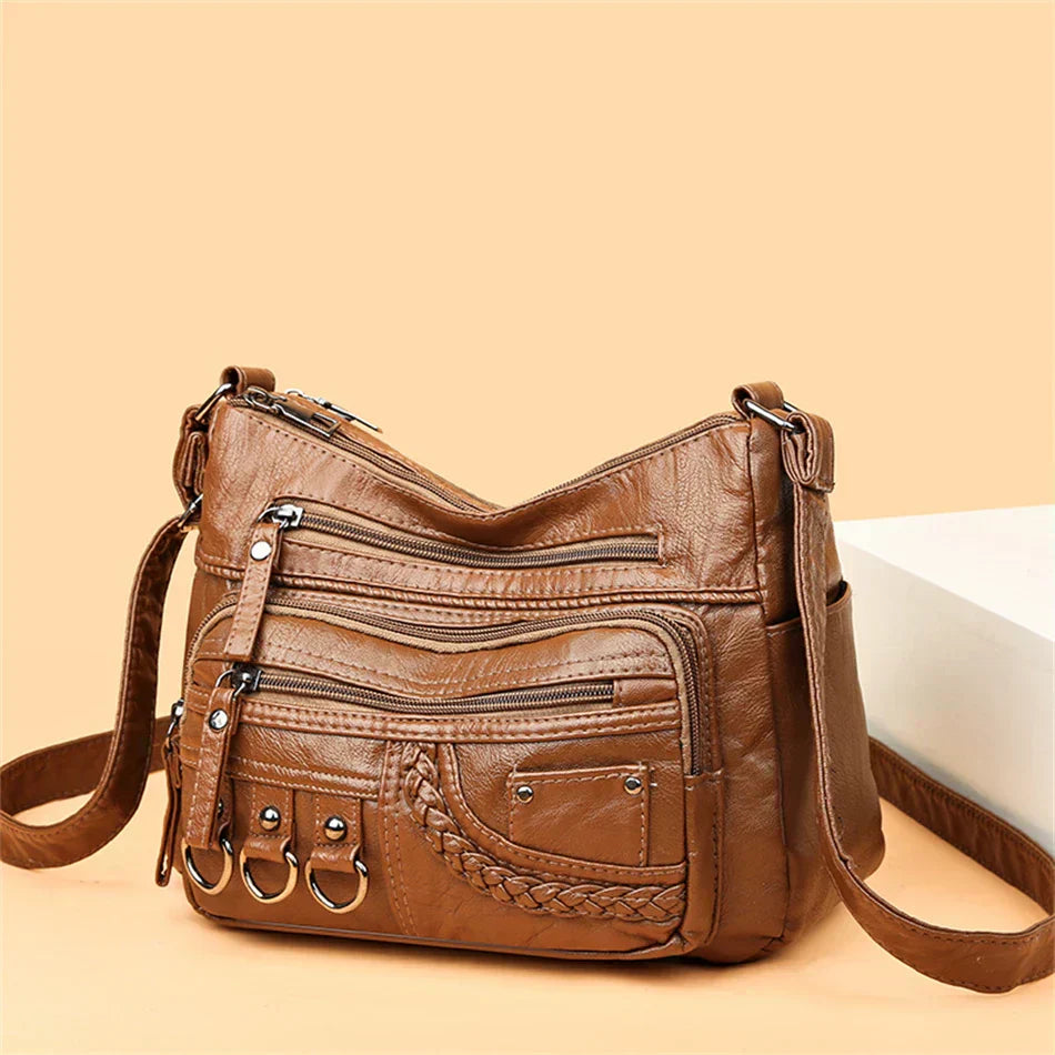 Anna-Berg | Multi-Layer Crossbody Bag