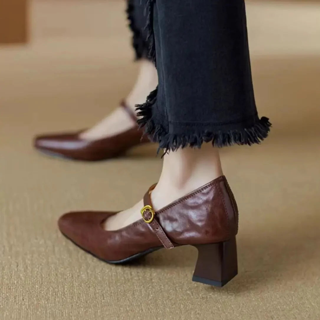 Anna-Berg | Genuine Leather Heels