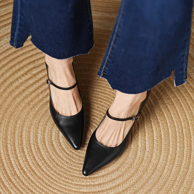 Anna-Berg | Genuine Leather Heels