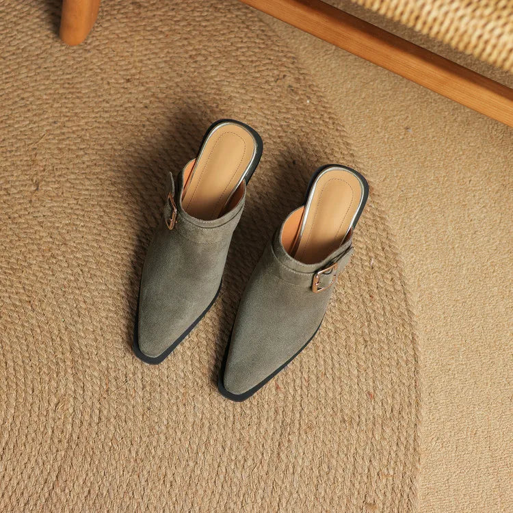 Anna-Berg | Suede Mules
