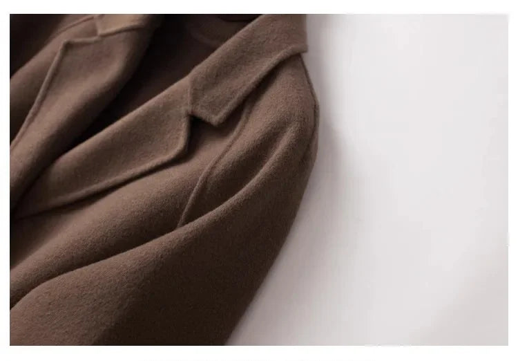 Anna-Berg | Wool Herringbone Coat