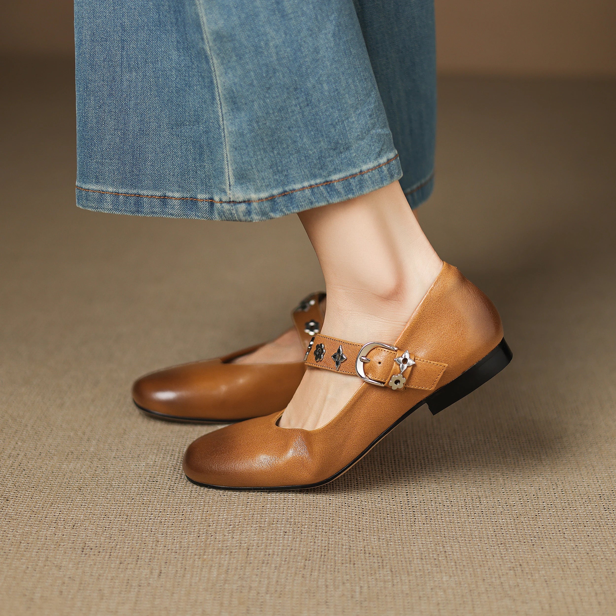 Anna-Berg | Genuine Leather Flats