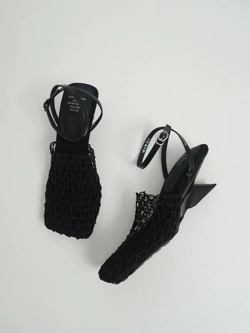 Anna-Berg | Heels, Mesh Weave