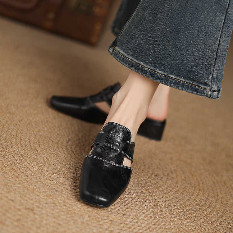 Anna-Berg | Genuine Leather Mules