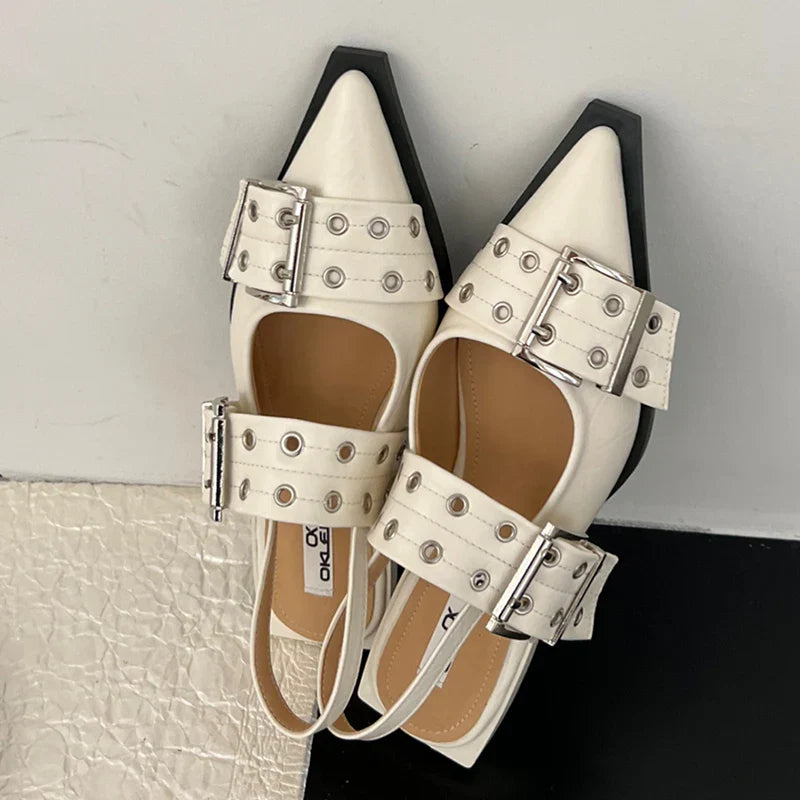 Anna-Berg | Slingback Heels in Leather