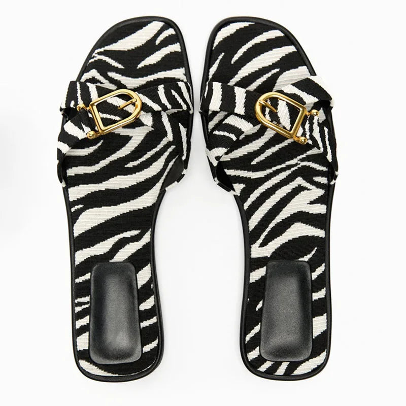 Anna-Berg | Slide Sandal, Italian Leather