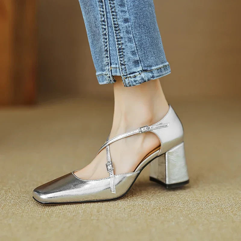 Anna-Berg | Genuine Leather Heels