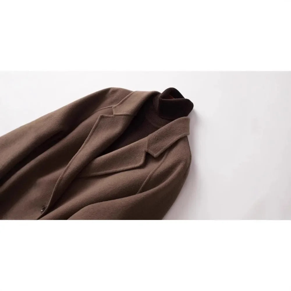 Anna-Berg | Wool Herringbone Coat