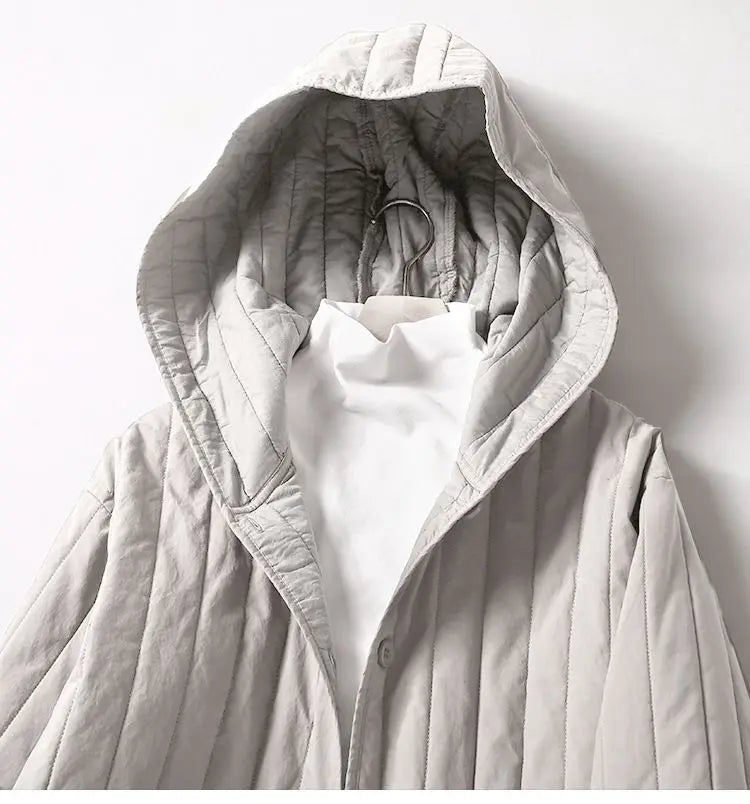 Anna-Berg | Quilted Hooded Coat