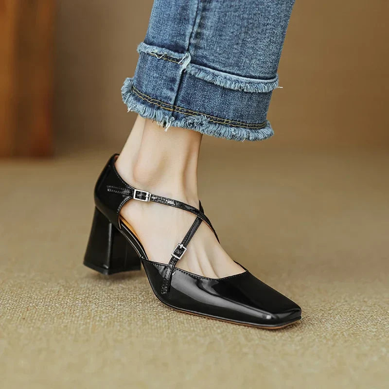 Anna-Berg | Genuine Leather Heels