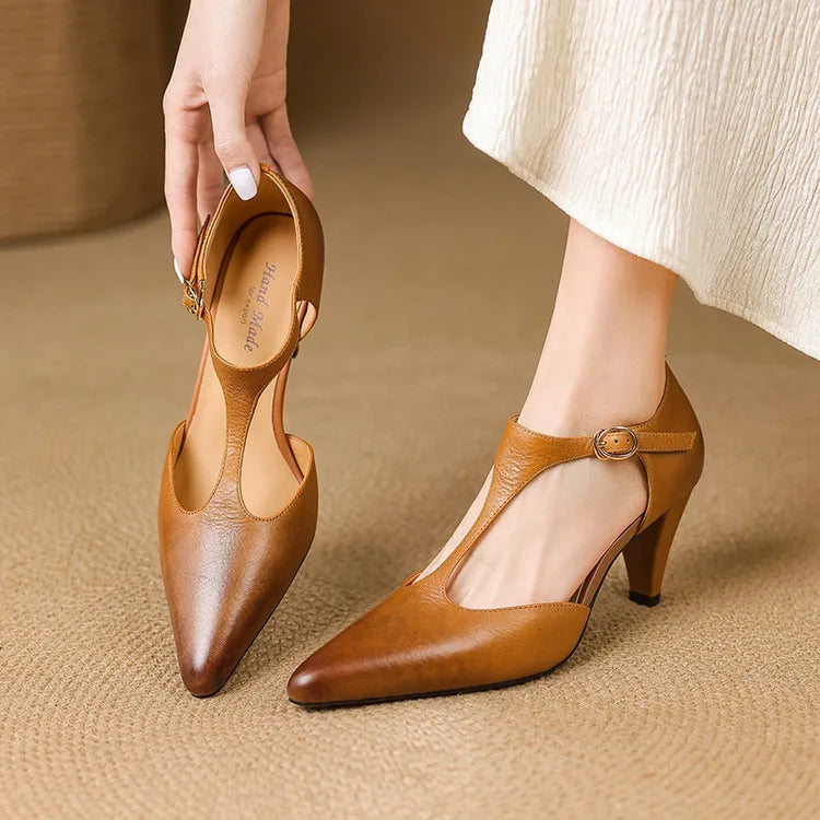 Anna-Berg | Genuine Leather Heels