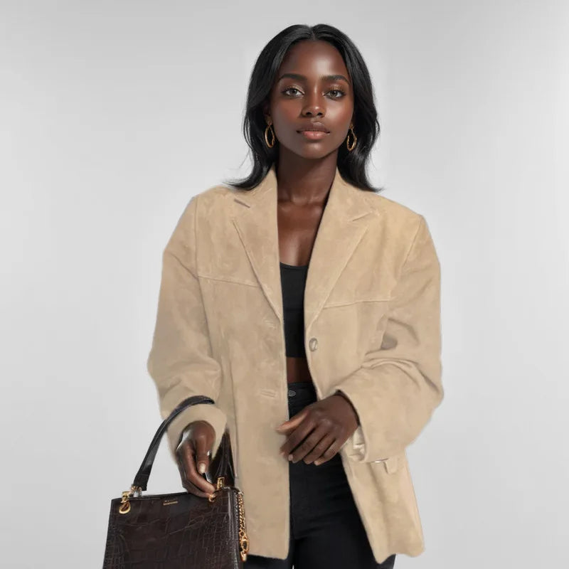 Anna-Berg | Blazer, Suede