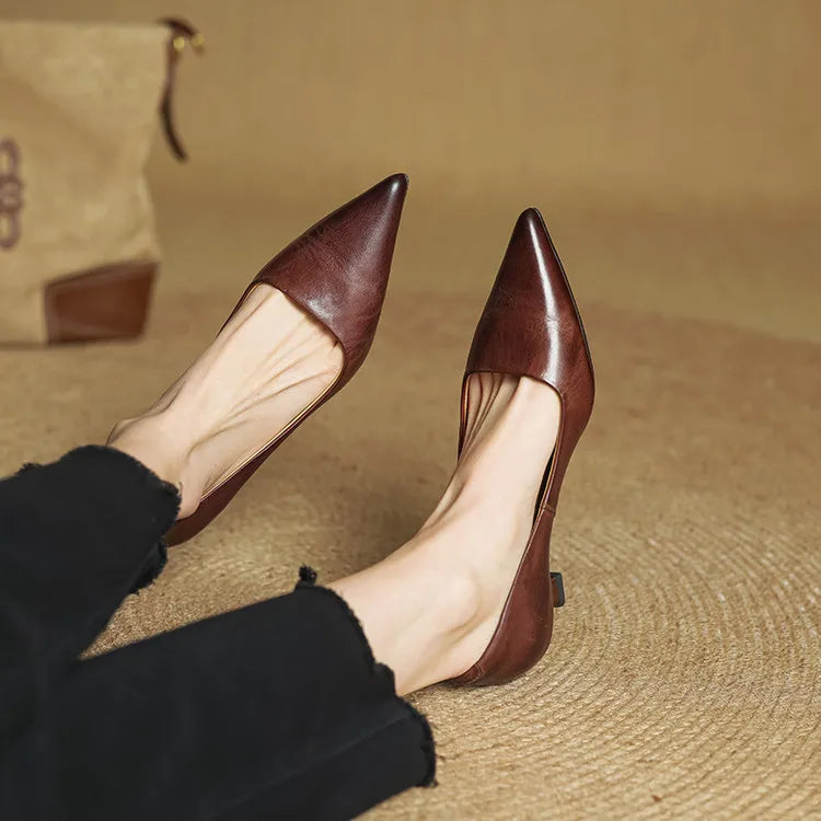 Anna-Berg | Genuine Leather Heels