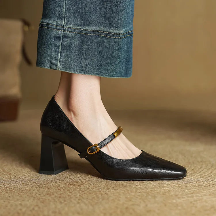 Anna-Berg | Genuine Leather Heels