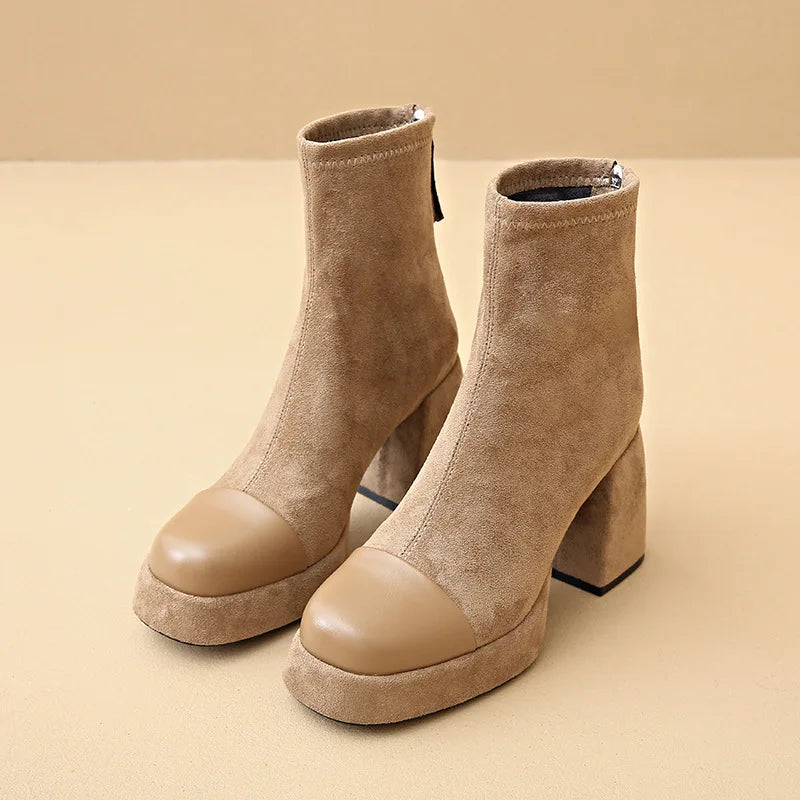 Anna-Berg | Leather Ankle Boots