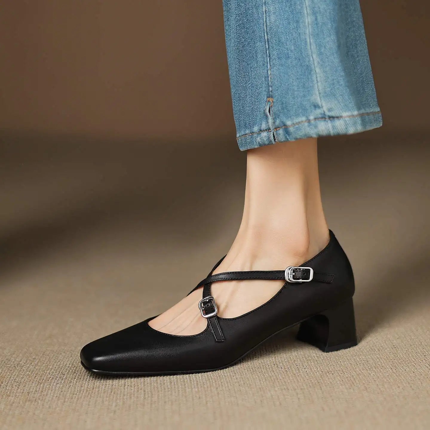 Anna-Berg | Genuine Leather Heels