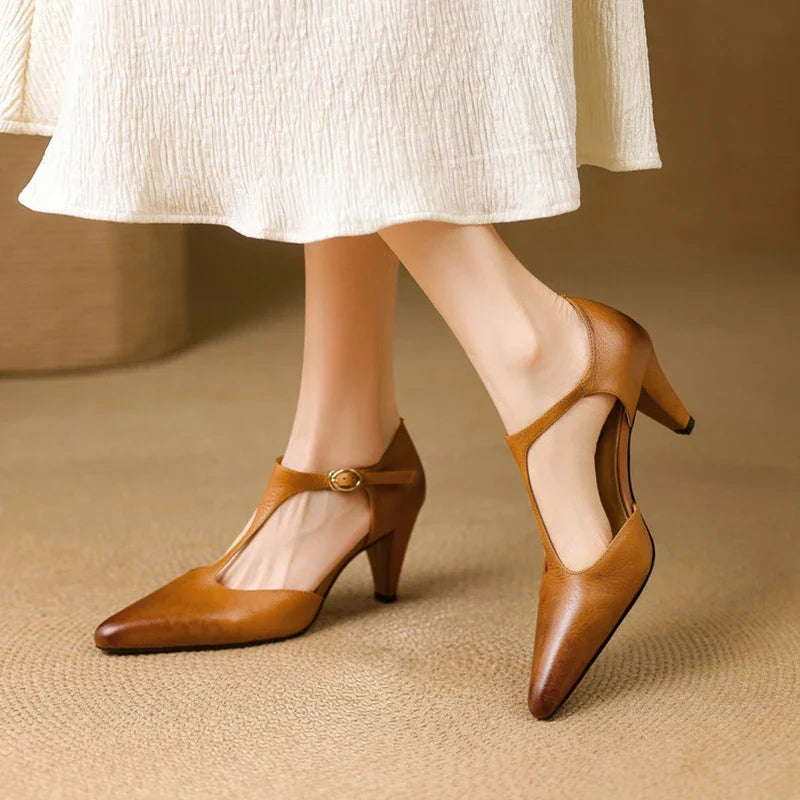 Anna-Berg | Genuine Leather Heels