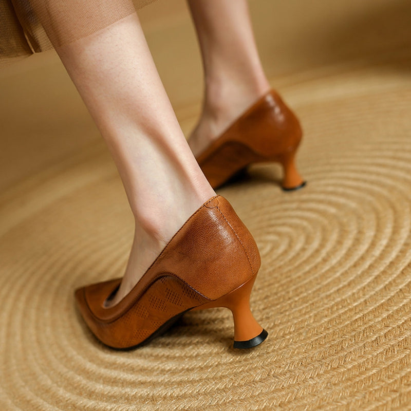 Anna-Berg | Genuine Leather Heels