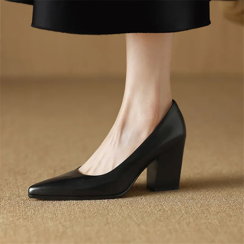 Anna-Berg | Genuine Leather Heels