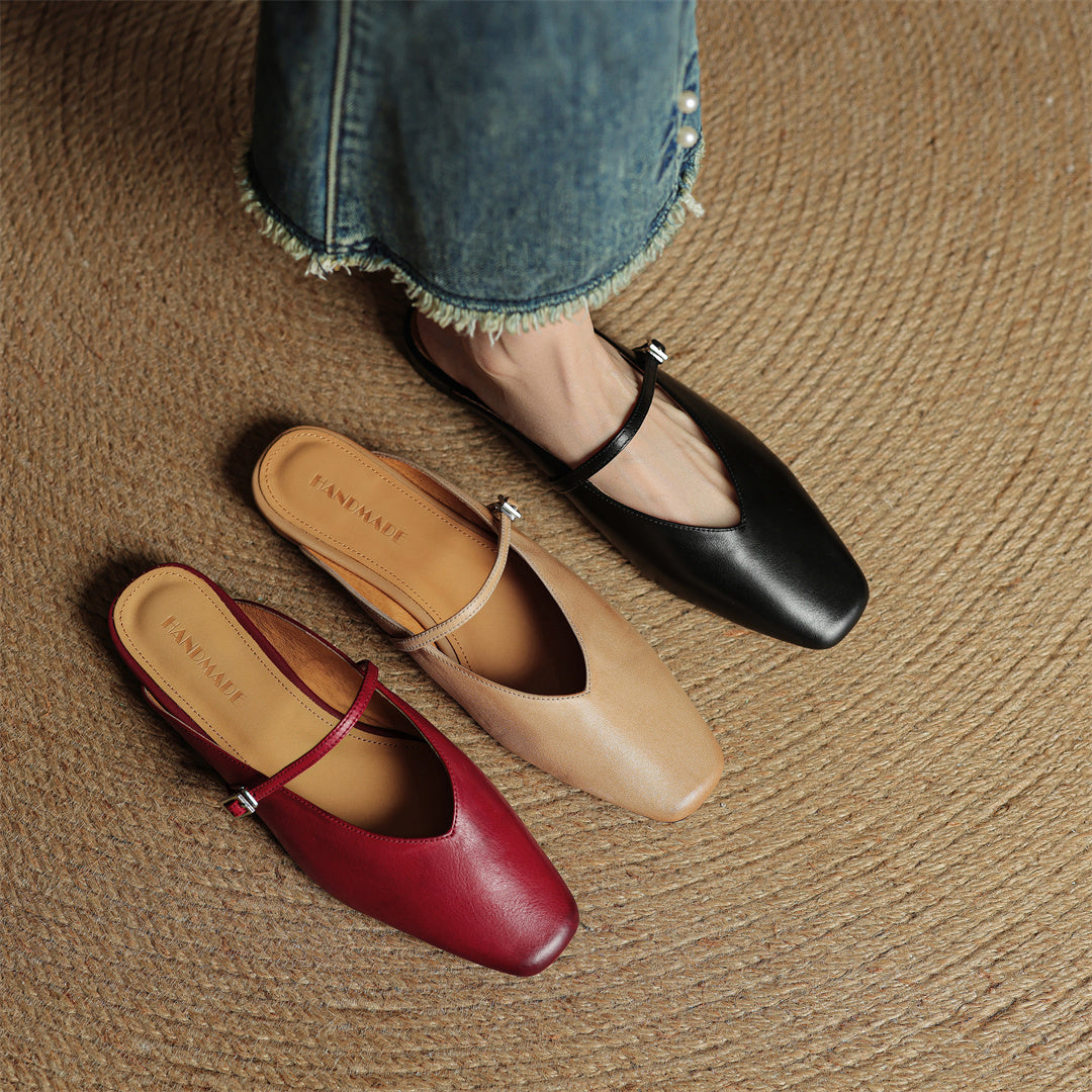 Anna-Berg | Genuine Leather Mules
