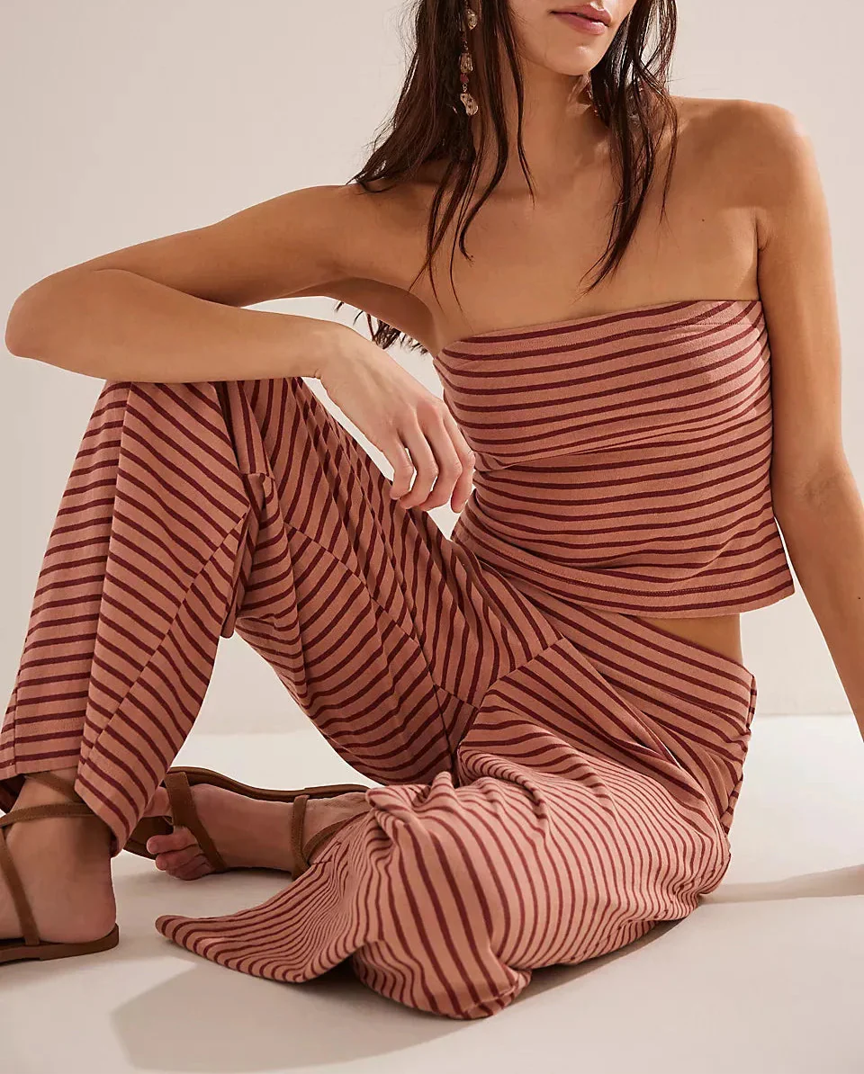 Anna-Berg | Striped Relaxed-Fit Linen Set