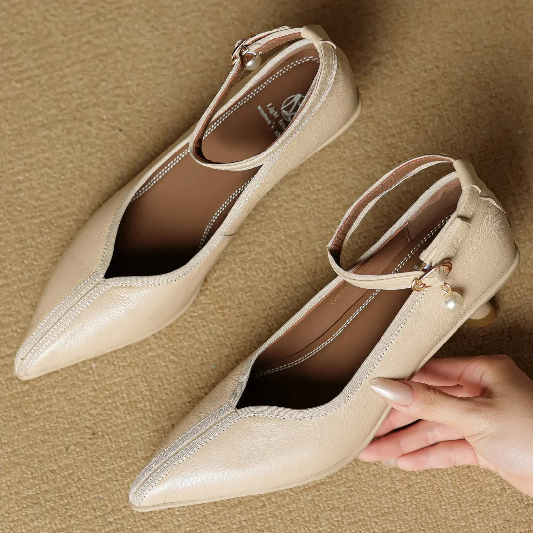 Anna-Berg | Genuine Leather Heels