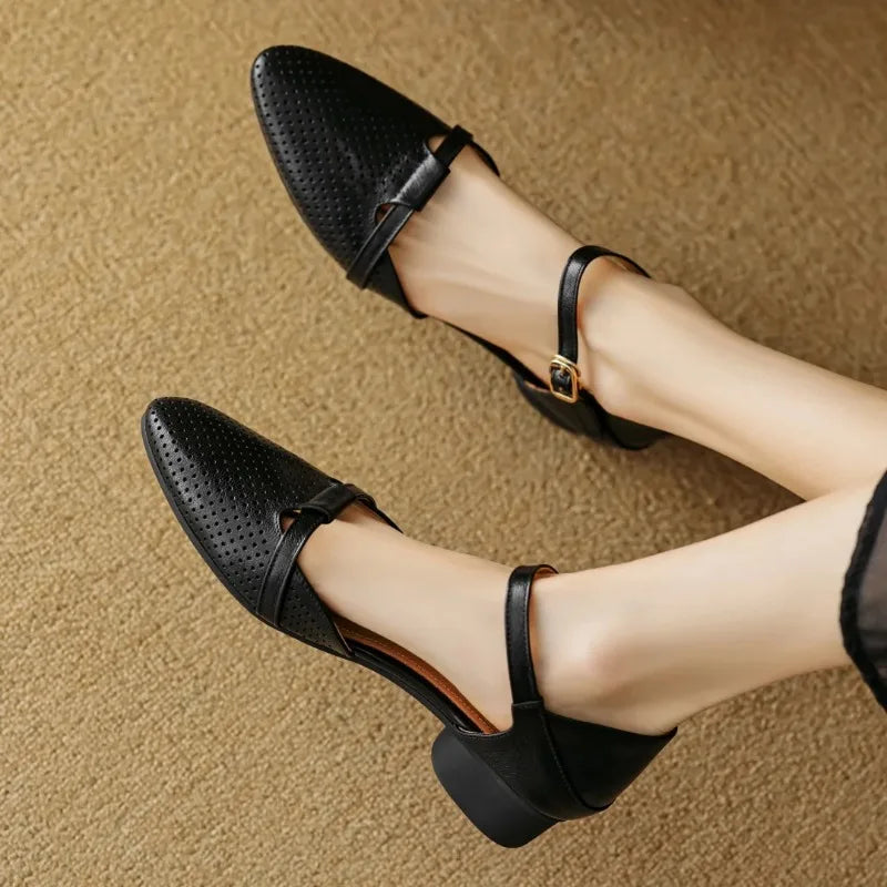 Anna-Berg | Genuine Leather Heels