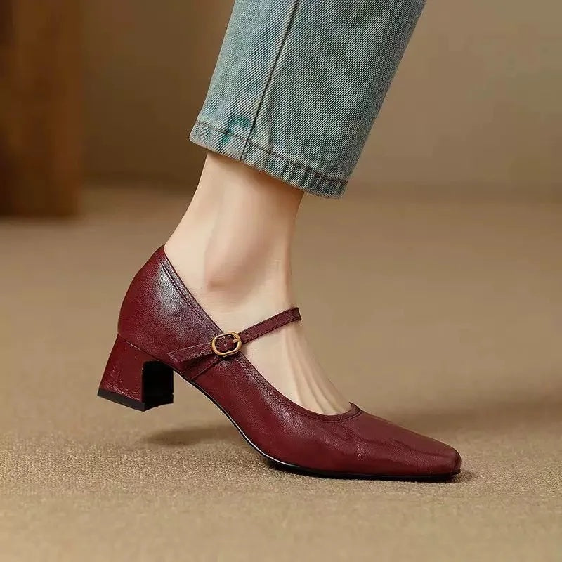 Anna-Berg | Genuine Leather Heels