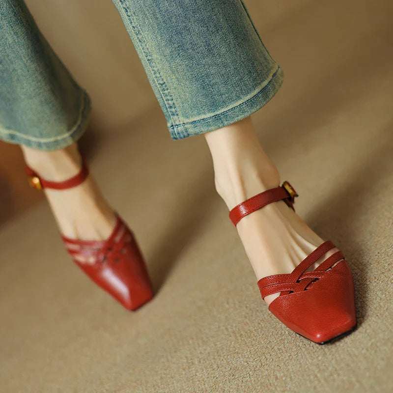 Anna-Berg | Genuine Leather Heels