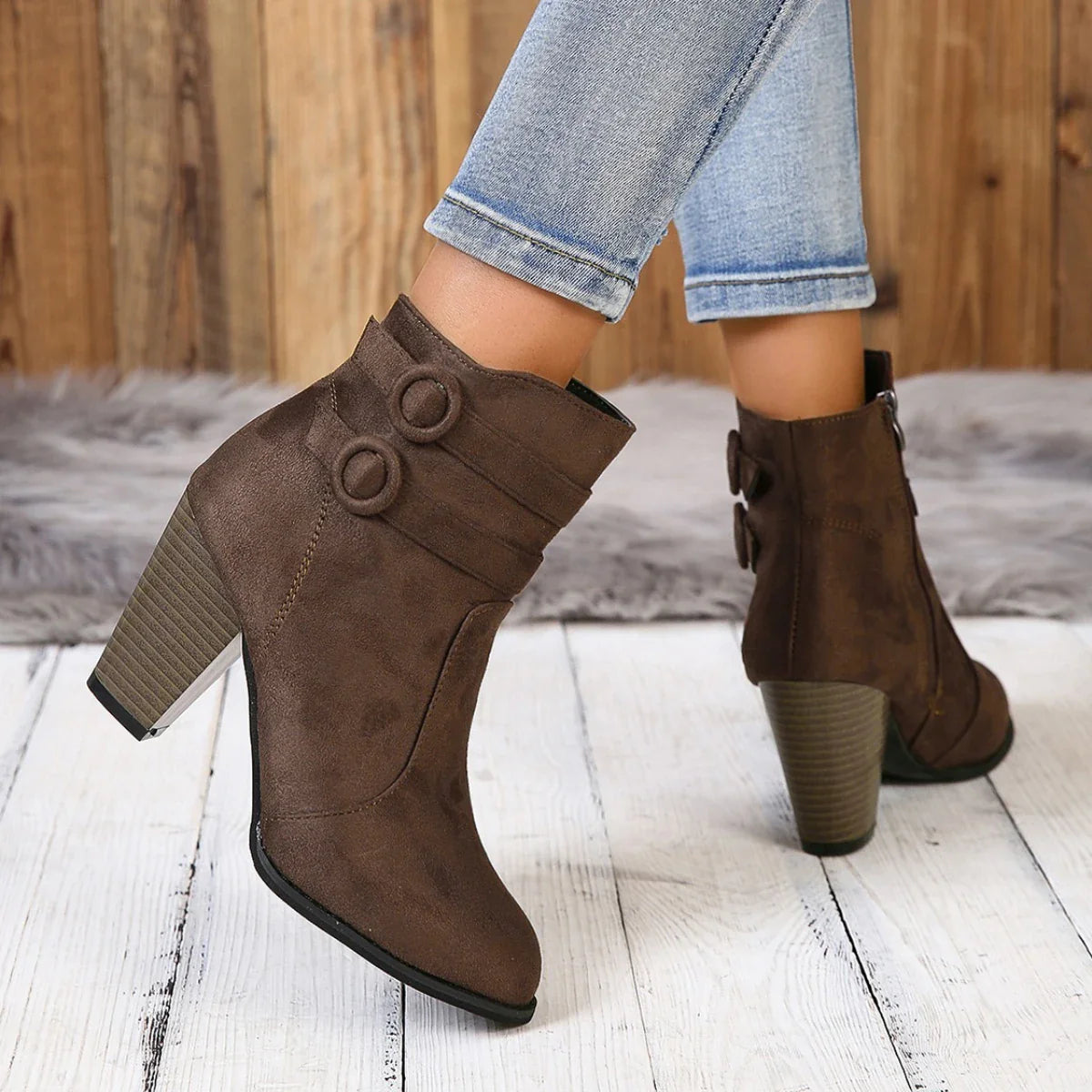 Anna-Berg | Leather Ankle Boots